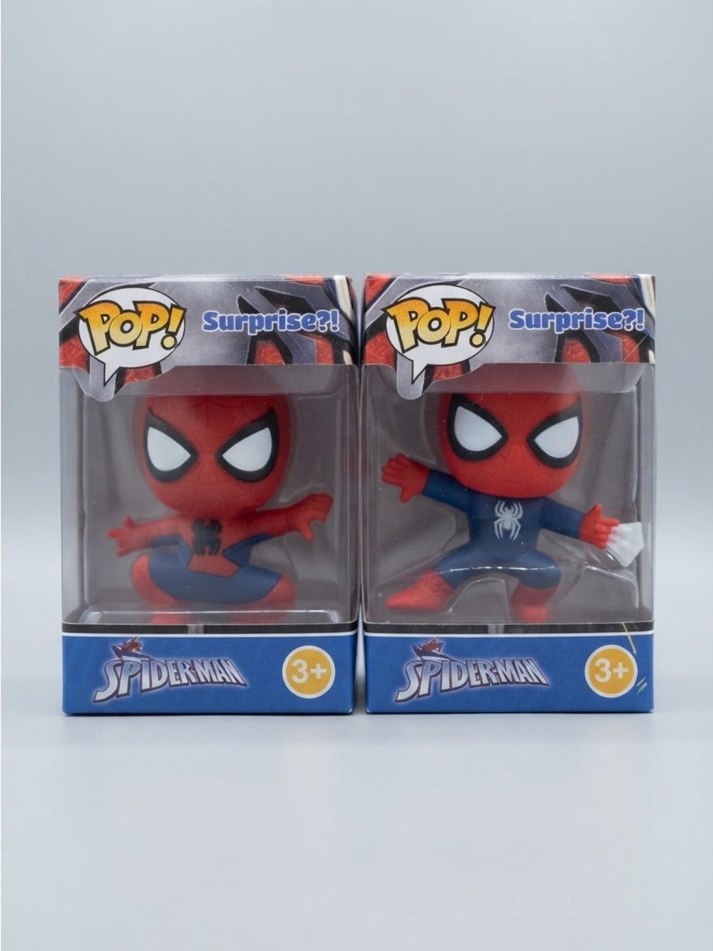 Spider-Man Figure Set of 2 – Red & Blue Superhero Display Duo